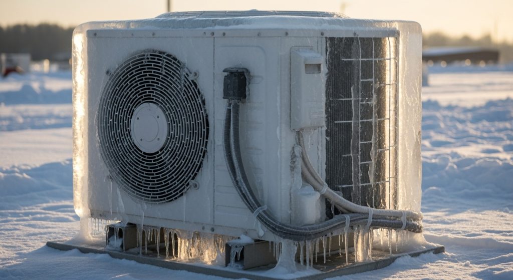 Frozen Condenser Coil